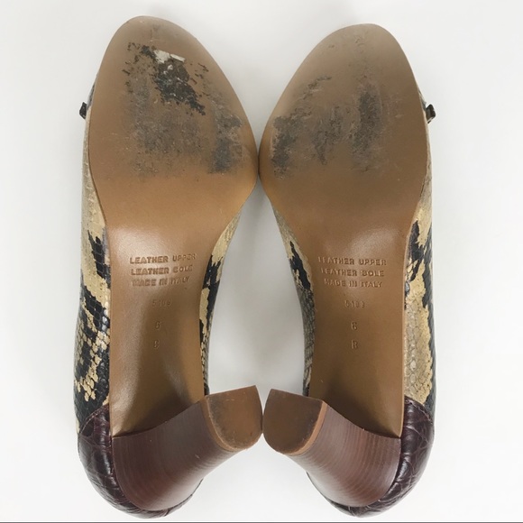 Franco Barbieri python & crocodile pump - Picture 4 of 4
